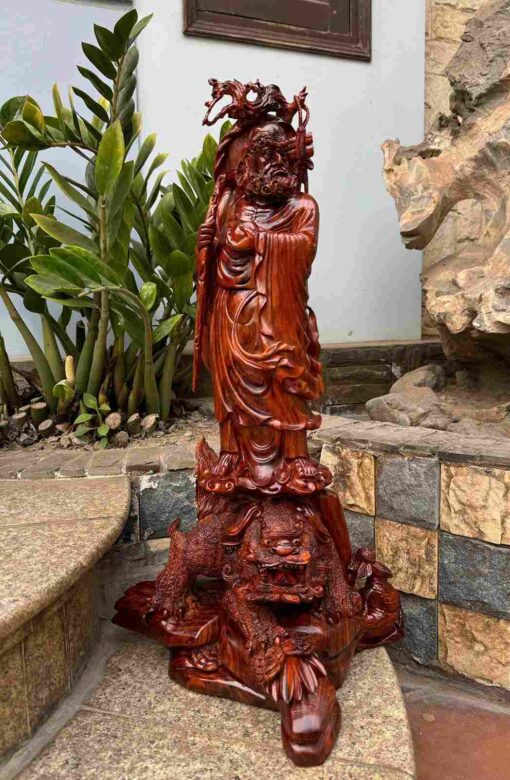 Tượng Đạt Ma Sư Tổ Gỗ Sưa