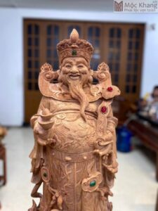 Tượng Thần Tài Gỗ Hương