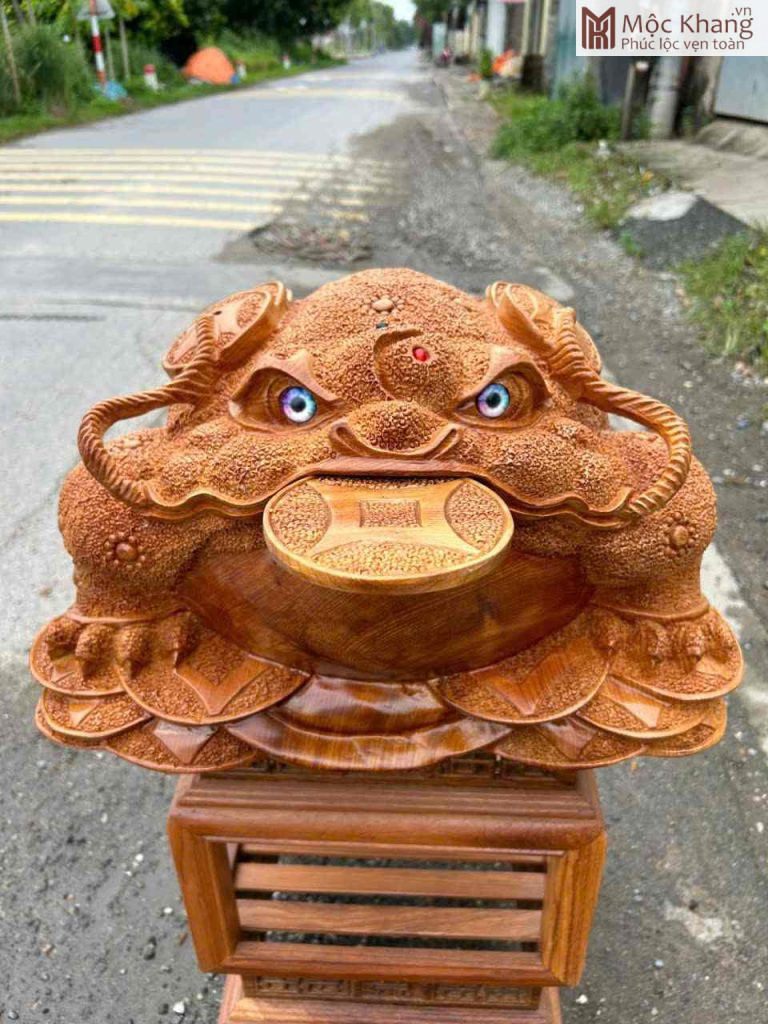 Tượng Thiềm Thừ Gỗ Ngọc Am