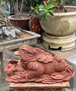 Tượng Thiềm Thừ Gỗ Hương