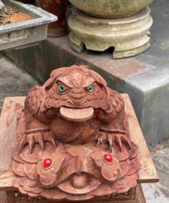 Tượng Thiềm Thừ Gỗ Hương