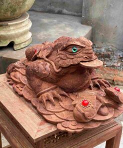 Tượng Thiềm Thừ Gỗ Hương