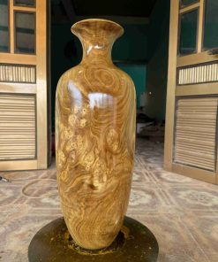 Bình Cắm Hoa Gỗ Nu Nghiến Cao 58 (cm)