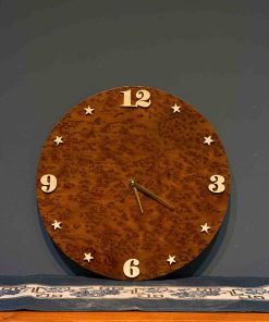 Đồng Hồ Gỗ Nu Ngọc Am Đường Kính 45 (cm)