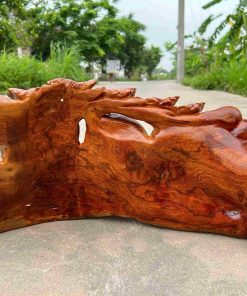 Hồ Lô Phong Thủy Gỗ Hương Ngang 60 (cm)