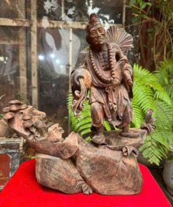 Tế Say Gỗ Trắc Đen Cao 37 (cm)