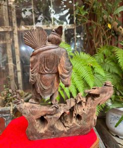 Tế Say Gỗ Trắc Đen Cao 37 (cm)