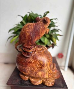 Tượng Chuột Gỗ Cẩm Cao 32 (cm)