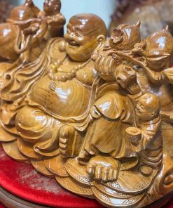 Tượng Di Lặc Ngồi Tam Phúc Cao 60 (cm)