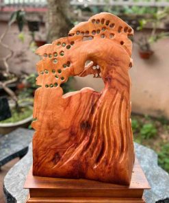 Tượng Di Lặc Nu Xá Xị Đỏ Cao 67 (cm)