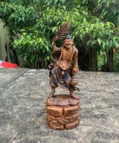 Tượng Tế Công Gỗ Bách Xanh Cao 20 (cm)